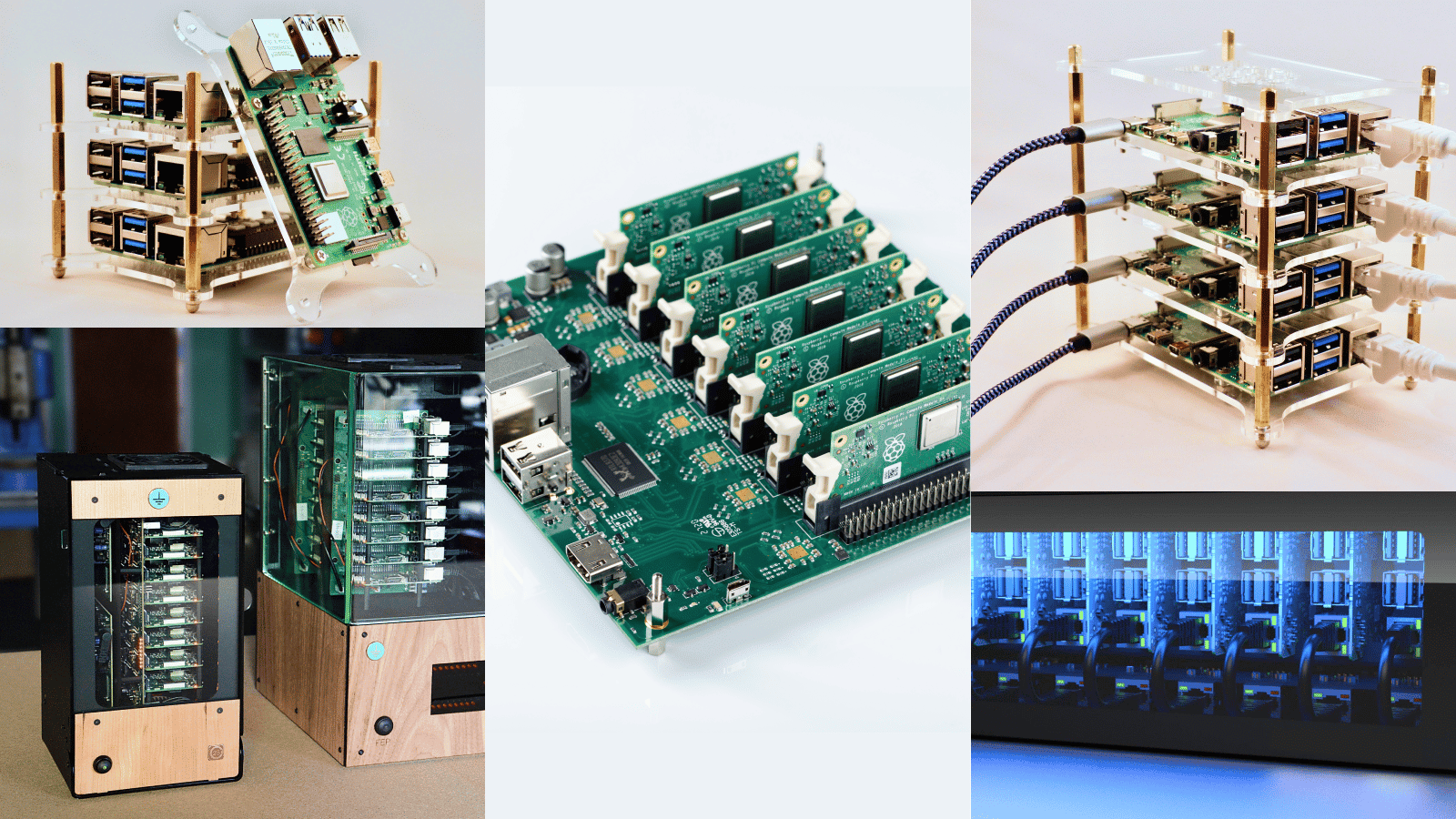 Mini Cluster Case for Raspberry Pi Zero 2 (with Fans) 